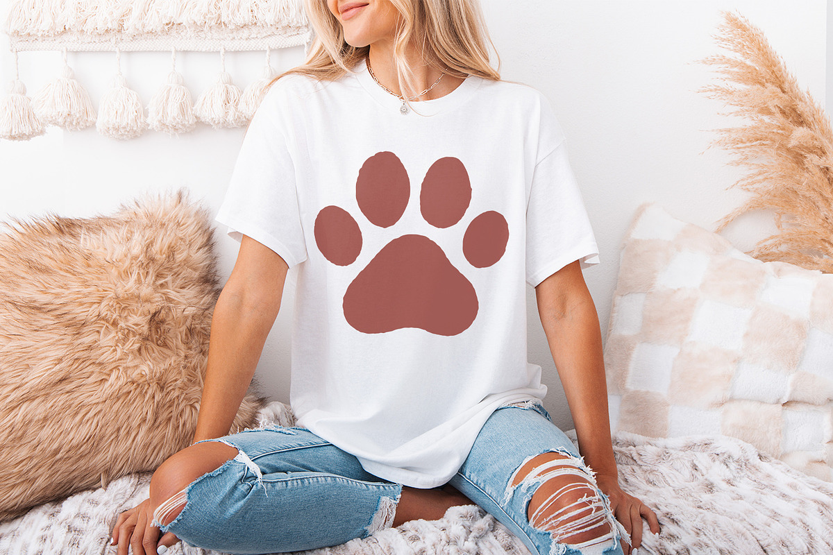 Brown Paw Print PNG, Digital, an Illustration by SharpMarketplace (Photo 3 of 9)