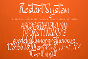 Restart System, a Handwritten Font by pineungtype (Thumbnail 2 of 6)
