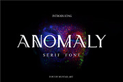 Anomaly | Modern Serif Font, a Serif Font by Muntab_Art (Thumbnail 1 of 5)
