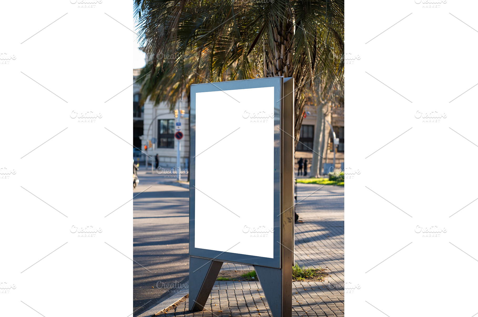 Blank outdoor advertising billboard, an Architecture Photo by volodymyrshtun13795