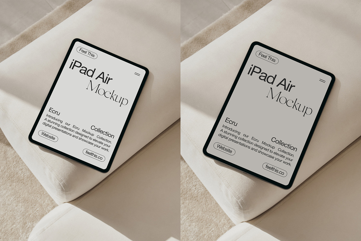 iPad Air Mockup PSD, an iPad Mockup by Feel This (Photo 2 of 2)