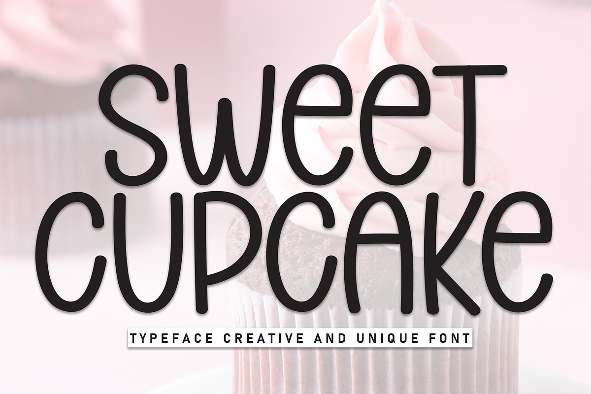 Sweet Cupcake | Script Font, a Script Font by Scratchones (Photo 1 of 8)