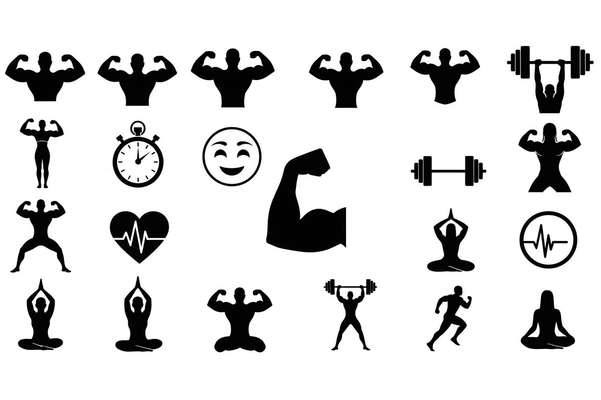 Ultimate Fitness Gym Vector Bundle, an Illustration by Creativeshirt (Photo 29 of 51)