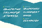 Zerowax - Tech Textured Font, a Handwritten Font by Dhabee (Thumbnail 7 of 12)