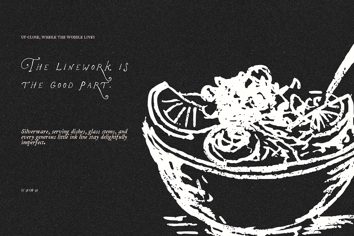 Dinner Party Clipart, Supper Club, a Food Illustration by The October Creative (Photo 9 of 13)