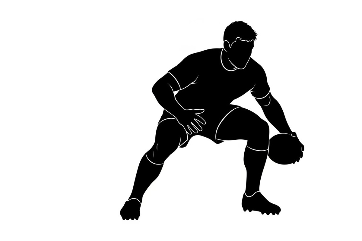 Rugby Player Silhouette Pack, an Illustration by Amazin_art (Photo 27 of 31)