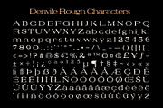 Denvile Rough, a Serif Font by Craft Supply Co. (Thumbnail 8 of 8)