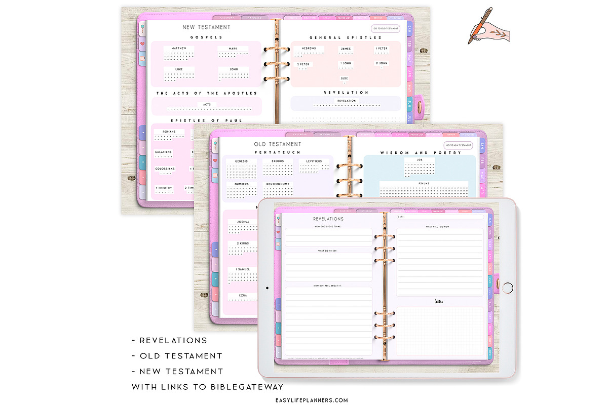 Digital Christian Planner for iPad, a Design Template by EasyLifePlanners (Photo 2 of 8)