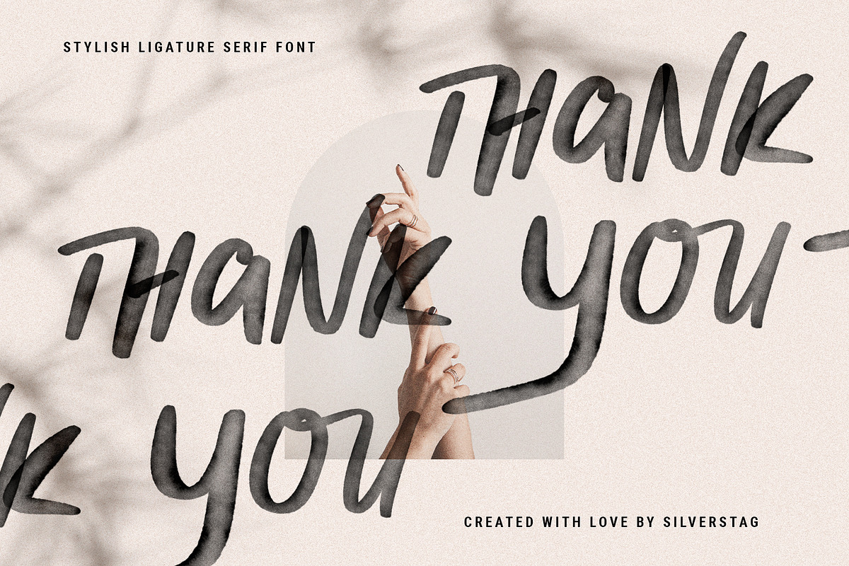 CHIC LOVERS - Watercolor SVG Font, a Script Font by SilverStag Type Foundry (Photo 14 of 14)