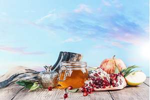 Rosh Hashanah Holiday Background, a Holiday Photo by Ekaterina_Markelova