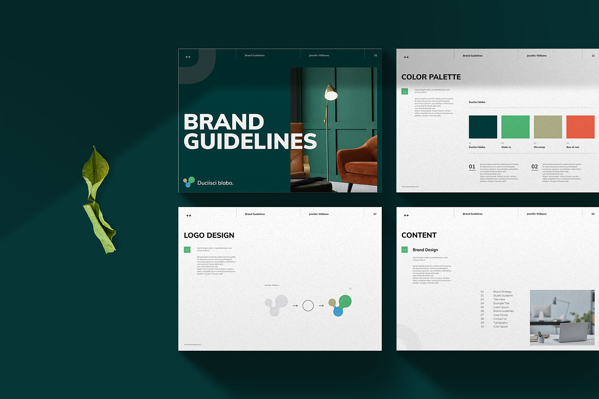 Brand Guideline Layout, a Brochure Template by metastudio38 (Photo 3 of 7)