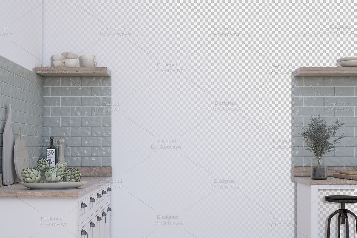 Interior Mockup, Italian Kitchen, a Product Mockup by Designed By Gorovaya (Photo 7 of 9)