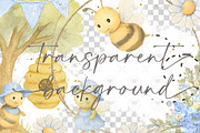Bee Cute Clipart, an Illustration by BigCakeBee (Thumbnail 2 of 4)