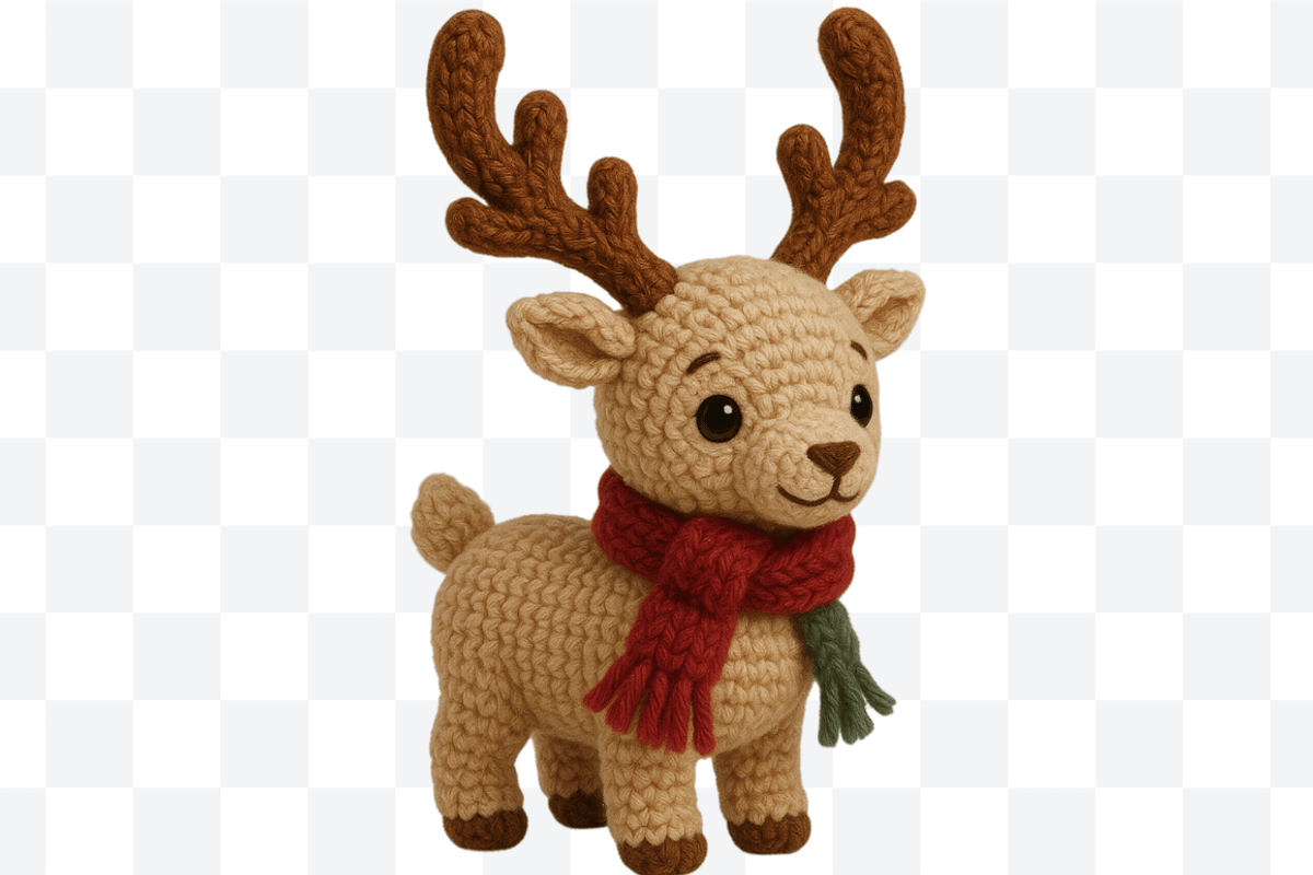 Crochet Christmas Animals Clipart Bu, an Object Graphic by Cut File (Photo 3 of 5)
