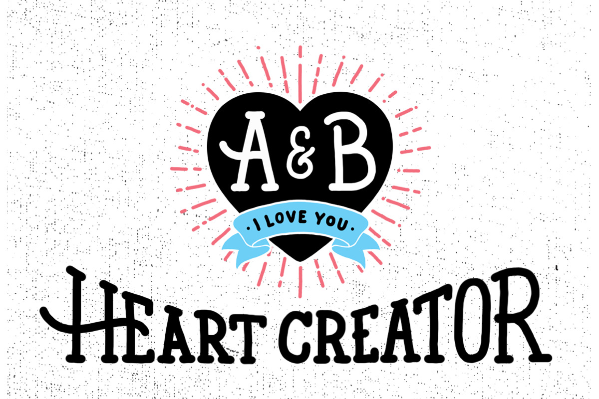 Valentines day Heart Creator + Bonus, an Object Graphic by Davihero (Photo 1 of 7)