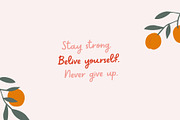 Sweet apricot | Handwritten Font, a Script Font by AngelinaKovel (Thumbnail 9 of 9)