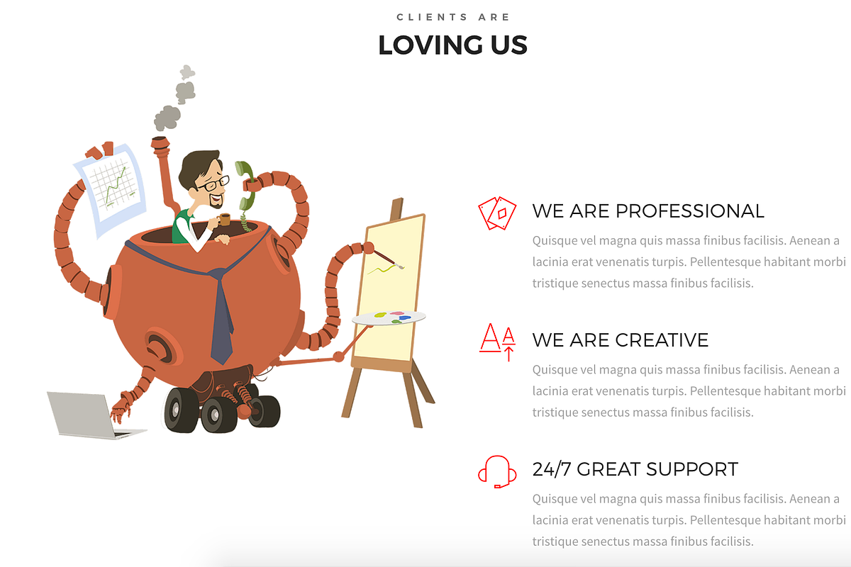 California - All in one HTML5 theme, a Bootstrap Template by Theme Wagon (Photo 5 of 7)