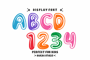 Bounce Bangke - Fun Bouncy Kids Font, a Handwritten Font by Sahira Studio (Thumbnail 4 of 4)
