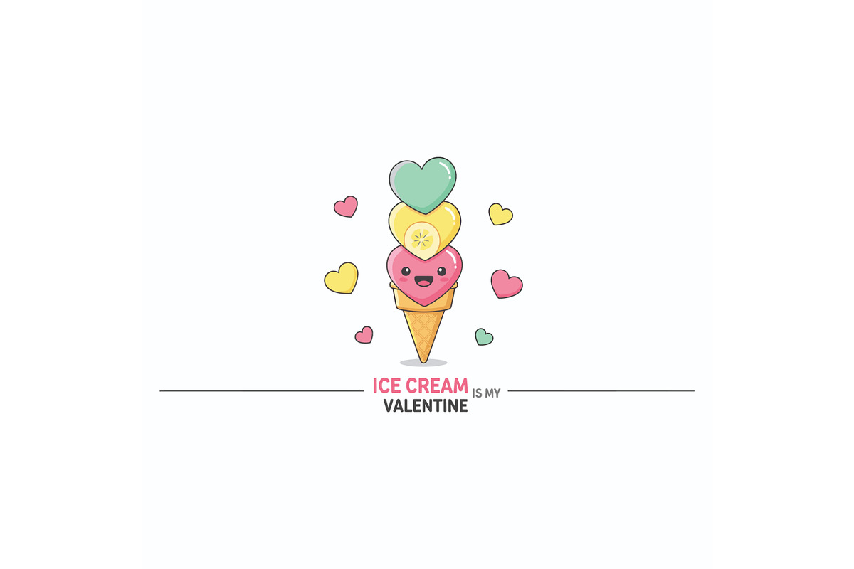 Cute Valentine Lifestyle TShirt Set, a Seasonal Illustration by Designer_Momina (Photo 5 of 21)