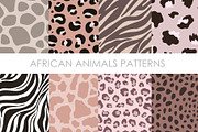 African animals patterns, a Background Graphic by AnnieArt (Thumbnail 1 of 6)