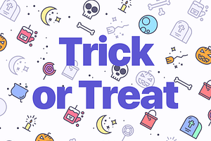Trick Or Treat, Halloween Icons