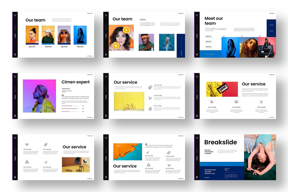 Cimen - Business Google Slide, a Presentation Template by Dens Creative Studio (Photo 3 of 6)