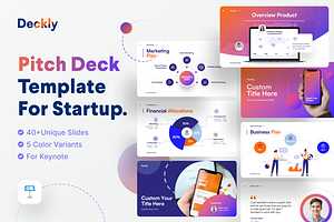 Deckly - Pitch Deck Keynote Template