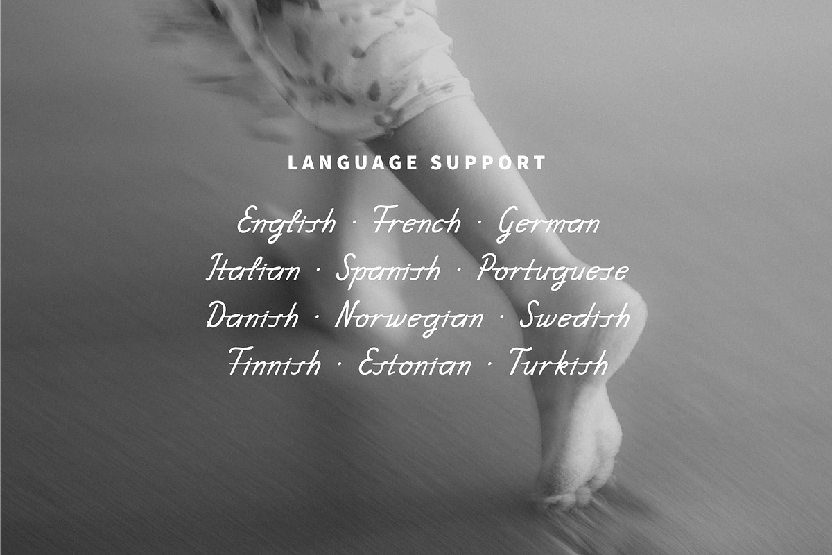 NeverDropped Handwritten Thin Script, a Script Font by Struvictory.art (Photo 8 of 9)