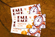 Daylight Savings Time Ends Flyer, a Seasonal Illustration by Kevyn Creative (Thumbnail 3 of 4)