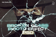 Broken Glass Effect 3 PSD Template, a Layer Style Add-On by iHemalaya (Thumbnail 1 of 4)
