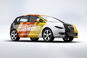 Hatchback Mock-Up, a Product Mockup by DesignRushMarket (Thumbnail 3 of 7)