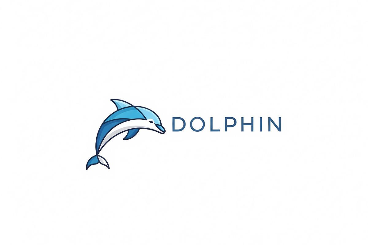Modern Blue Dolphin, a Branding & Logo Template by Logocreative (Photo 1 of 2)