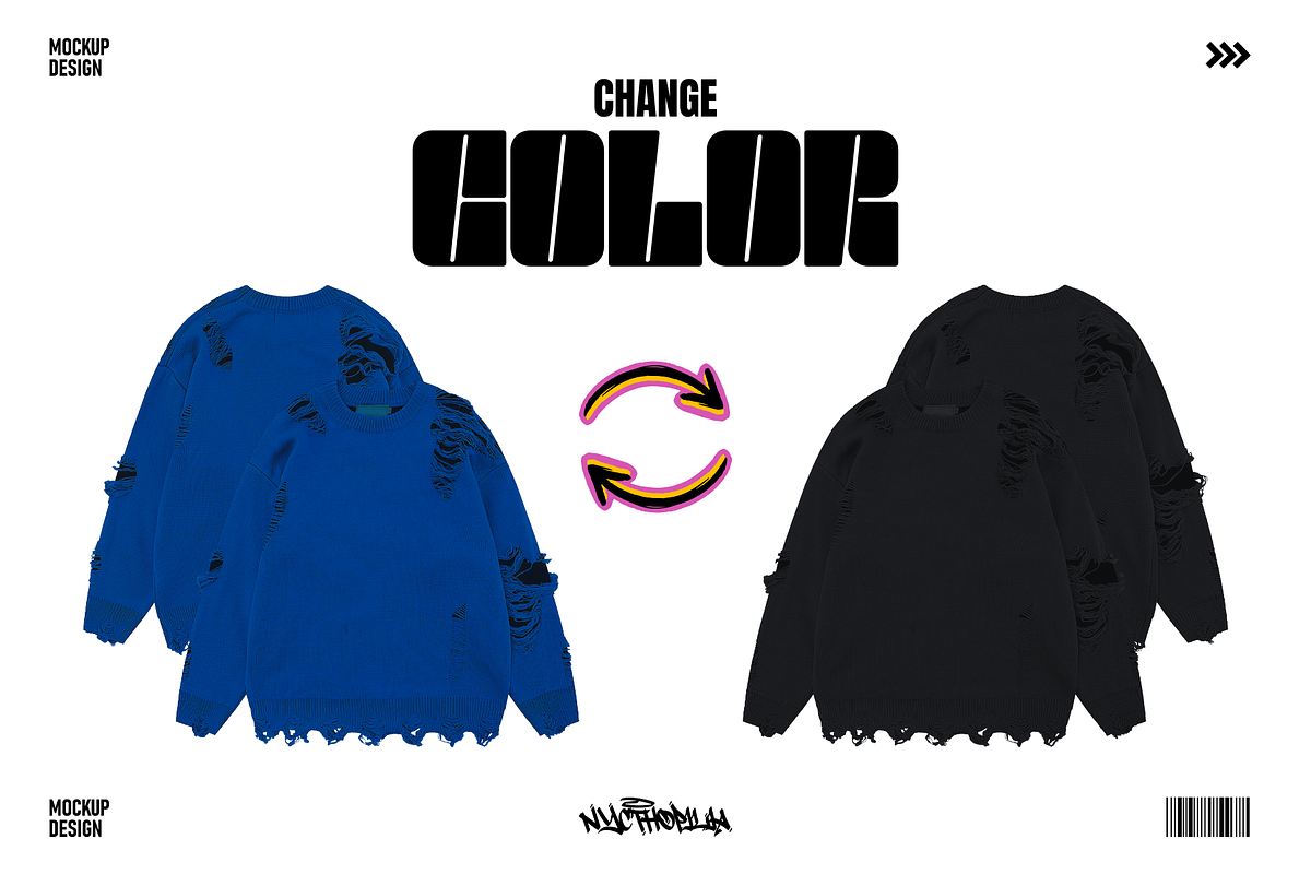 Realistic Clothing Mockup Pack, a Hoody Mockup by NYCTHOPILIA STUDIO (Photo 8 of 8)