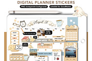back to school PNG planner stickers, a Design Template by hanacrochetdesign (Thumbnail 2 of 11)