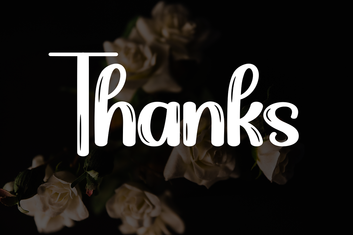 Yesterday | Script Font, a Handwritten Font by Scratchones (Photo 9 of 9)