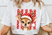 Cute Christmas Reindeer Trendy Dot, a Seasonal Illustration by Canvas Craft (Thumbnail 3 of 6)