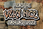 Warheks Graffiti Display Font, a Font by IHDSTD (Thumbnail 2 of 7)