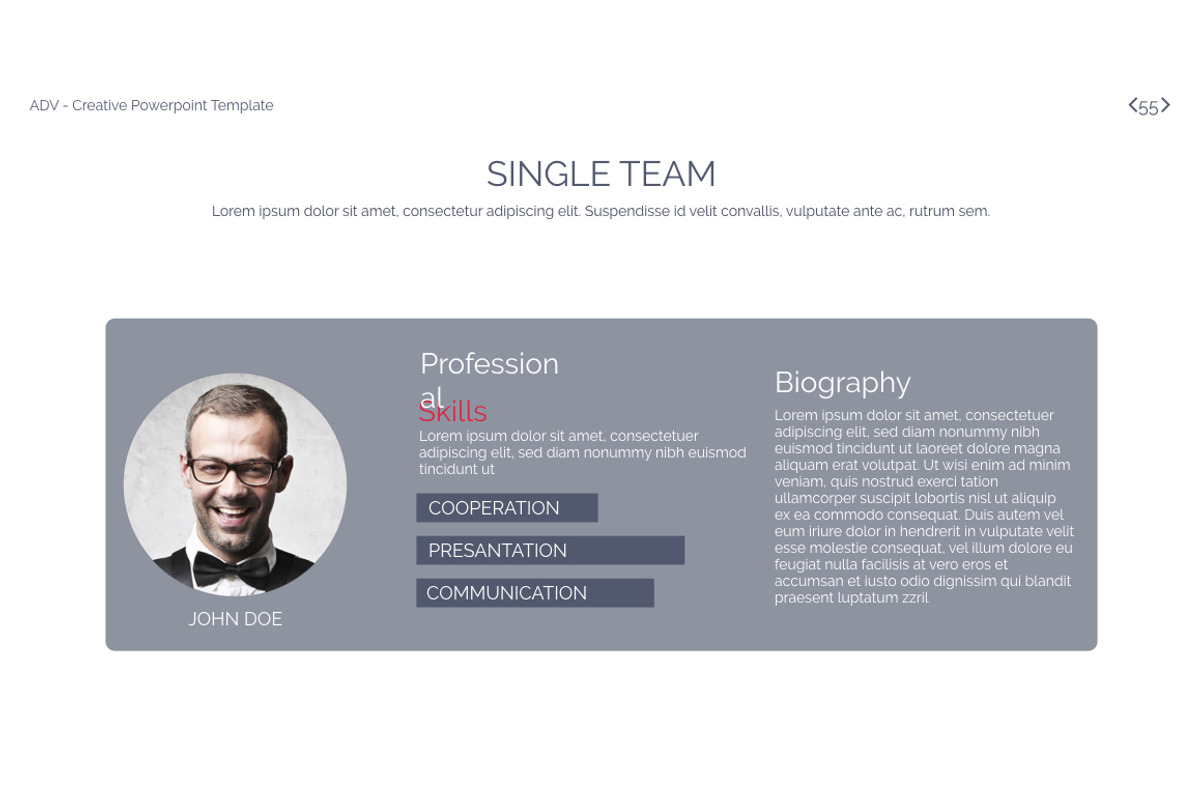 ADV Powerpoint Template, a Presentation Template by OXXO (Photo 55 of 78)