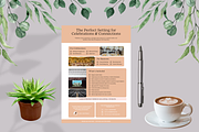EVENT SPACE FLYER TEMPLATE, a Print Template by Daring Digies (Thumbnail 2 of 3)