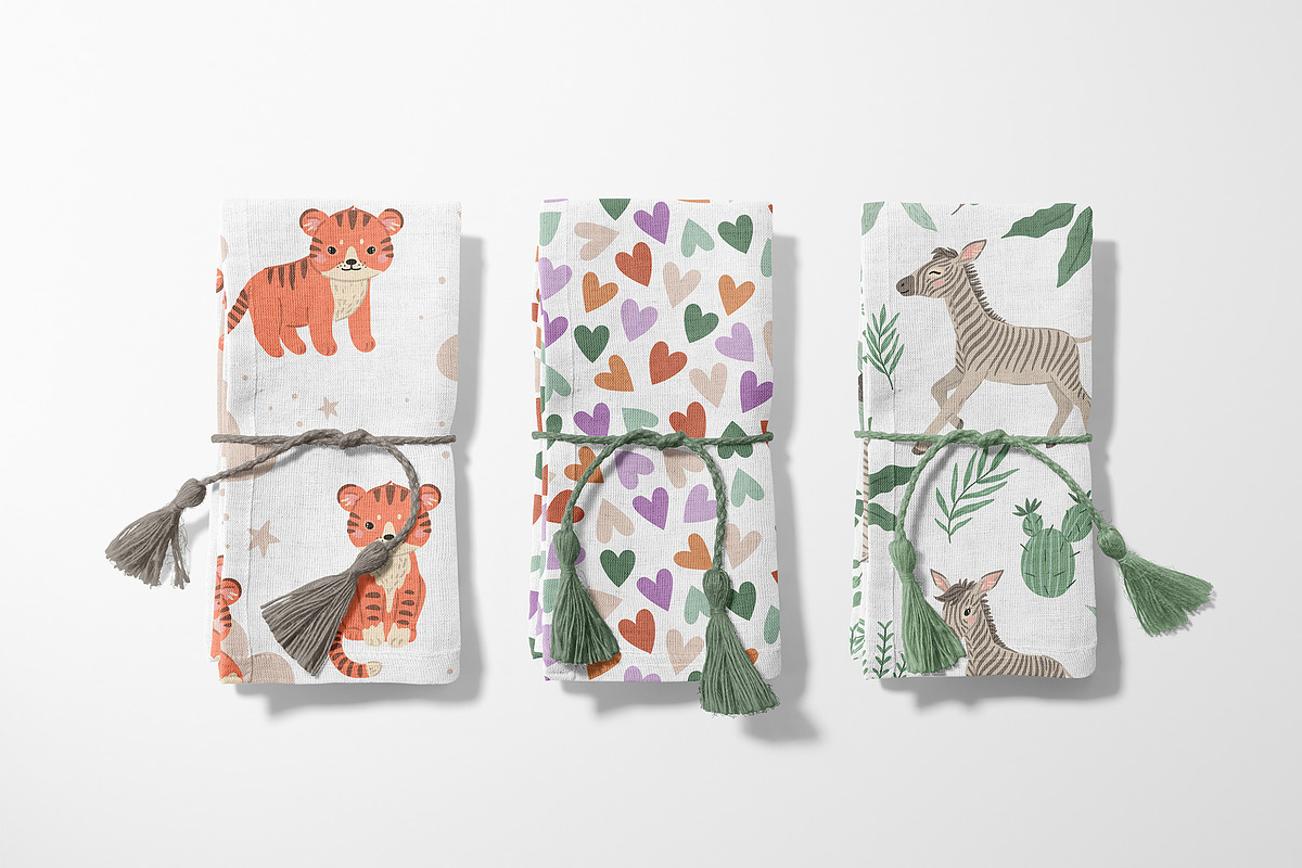 Safari Baby animals illustration, an Animal Illustration by OxanaTally (Photo 3 of 18)