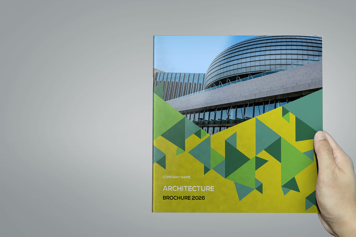 Architecture Square Bifold Brochure, a Brochure Template by Template Shop (Photo 8 of 9)