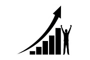 50 Business Growth Success Icons Bun, an Illustration by Designer_Momina (Thumbnail 15 of 51)