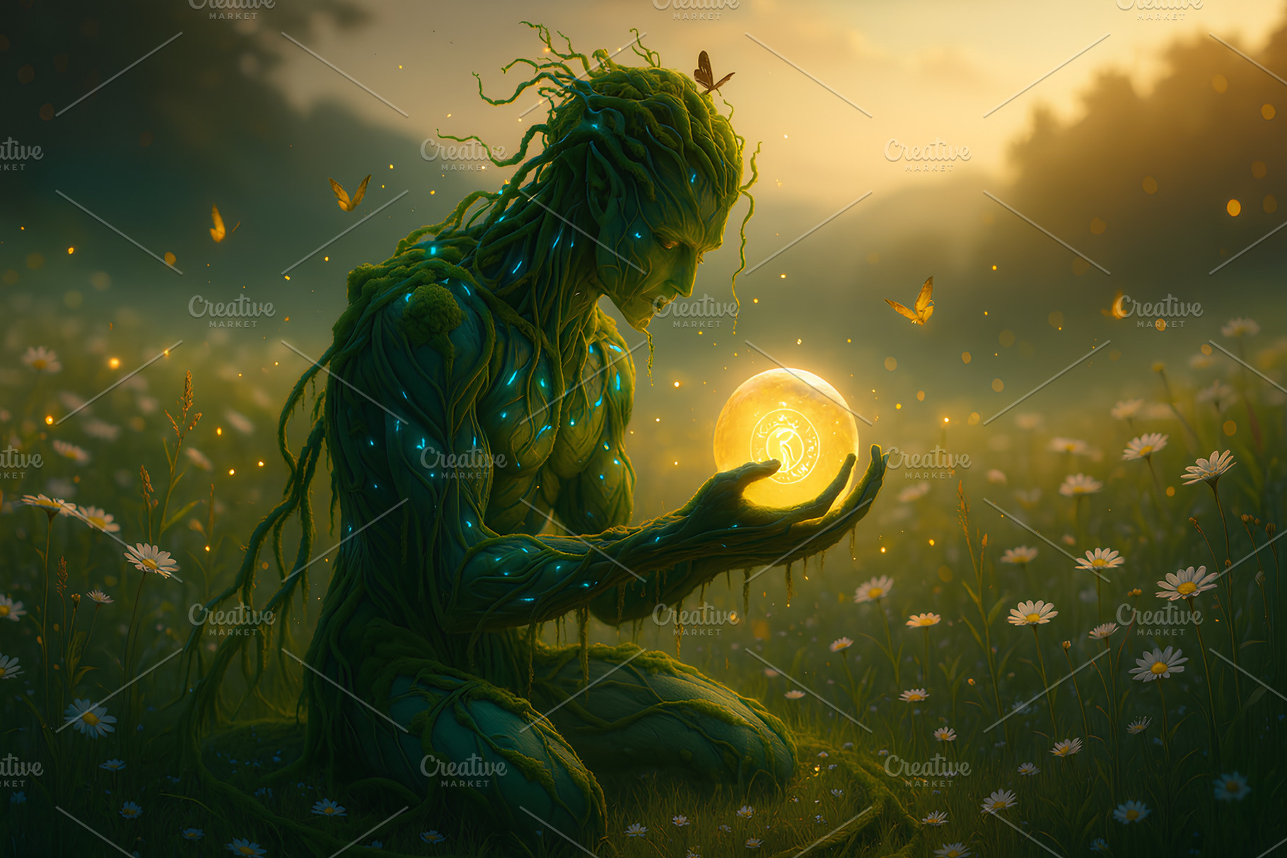 Sylvan Spirit and the Luminous Orb, a Photo by Caseystudiox
