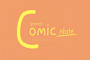 Comic Note a Handwriting Font, a Handwritten Font by Tera Asset Garage (Thumbnail 1 of 7)