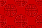 3 Chinese Seamless Patterns, a Pattern Graphic by Absent A (Thumbnail 1 of 3)