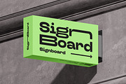 Signboard Horizontal Mock-up, an Advertising Mockup by Yogurt86 (Thumbnail 13 of 13)