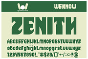 One Thousand font, a Font by weknow (Thumbnail 2 of 9)