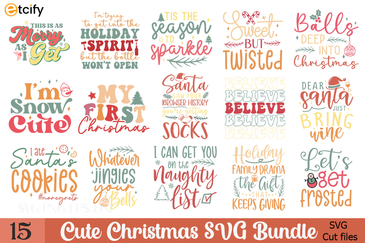 Christmas Mega Bundle, an Illustration by Etcify (Photo 7 of 8)