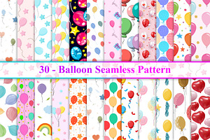 Balloon Seamless Pattern