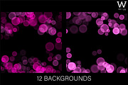 Bokeh background bundle, an Illustration by Word Picture Ink (Thumbnail 2 of 6)